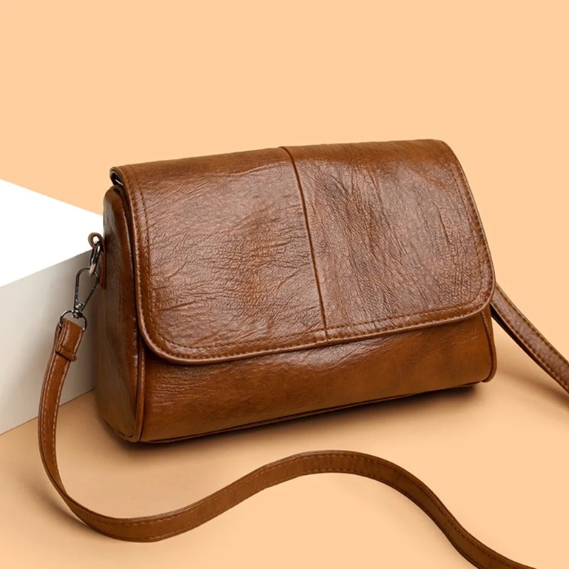 Retro Oil Wax Leather Crossbod - Interior Design Elegant avis et prix