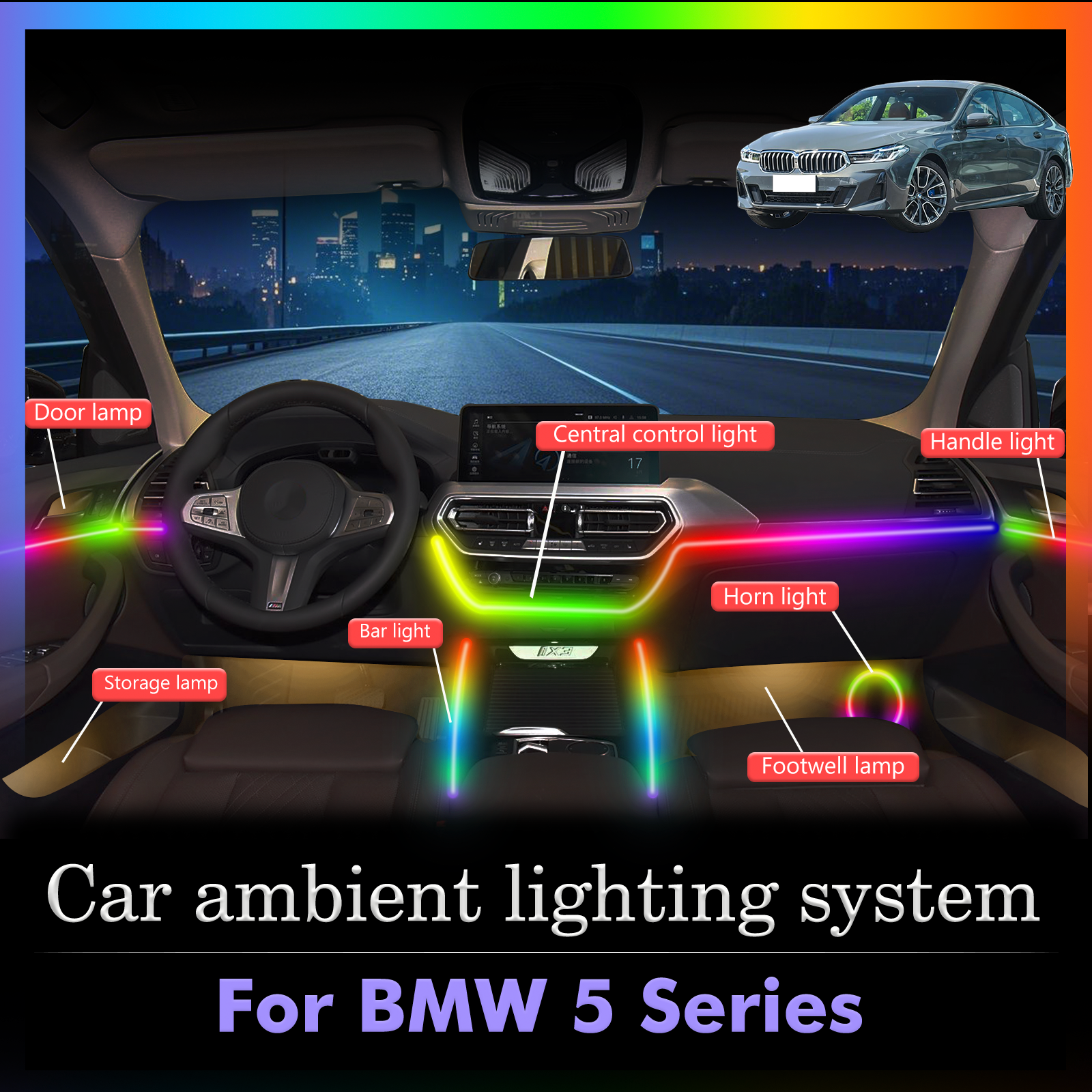 6 in1 For BMW 5 Series Exclusi - Interior Design Apps avis et prix