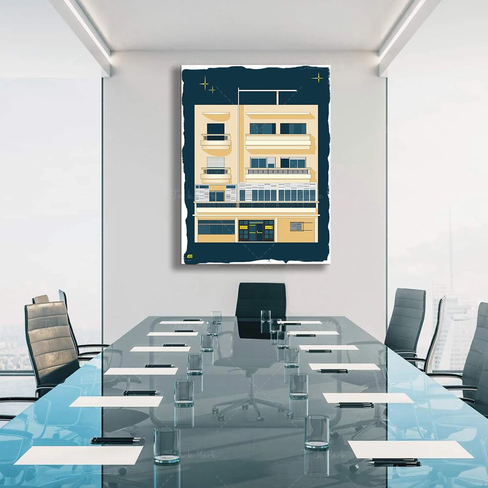 Bauhaus Tel Aviv Print Modern  - Interior Design York avis et prix