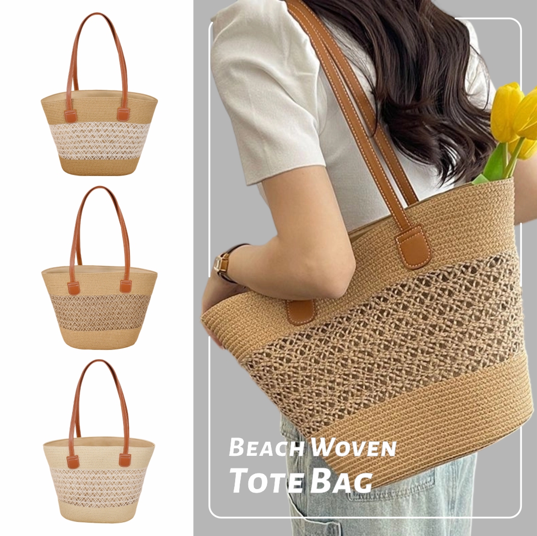 Straw Woven Basket Handbag Wom - Interior Design Bali avis et prix