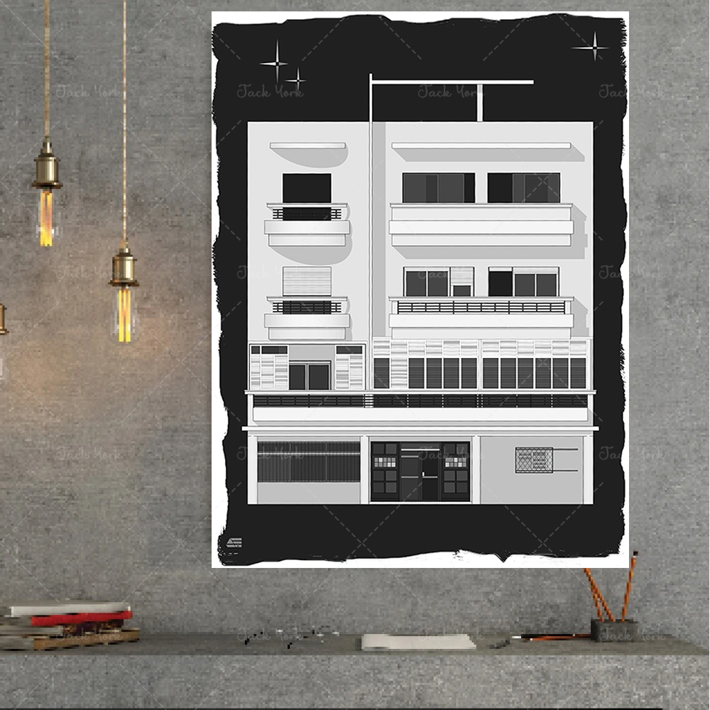 Bauhaus Tel Aviv Print | Moder - Interior Design York avis et prix