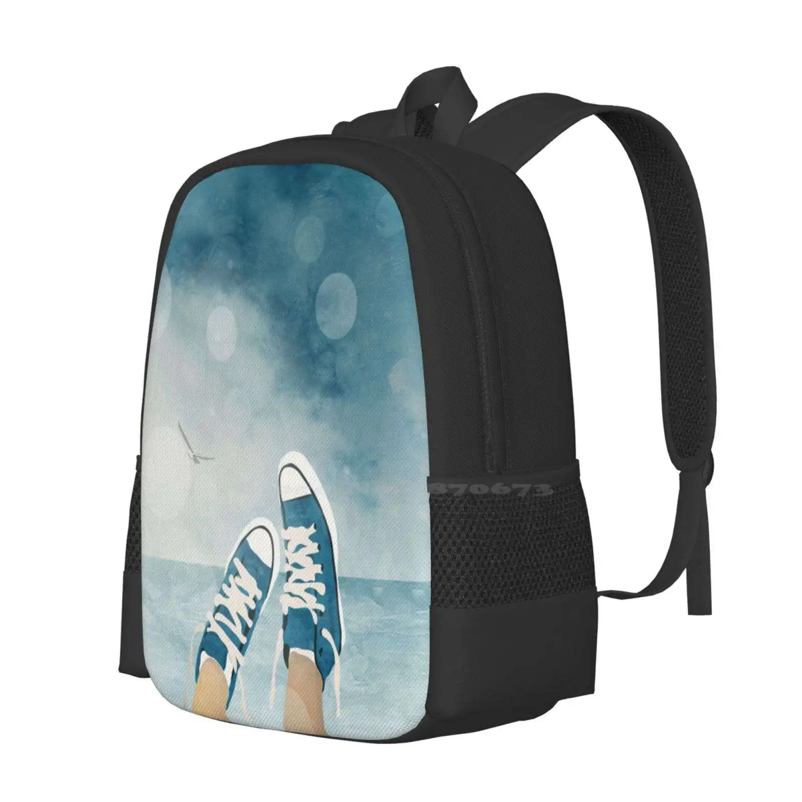 Blue Hot Sale Backpack Fashion - Interior Design Illustration avis et prix