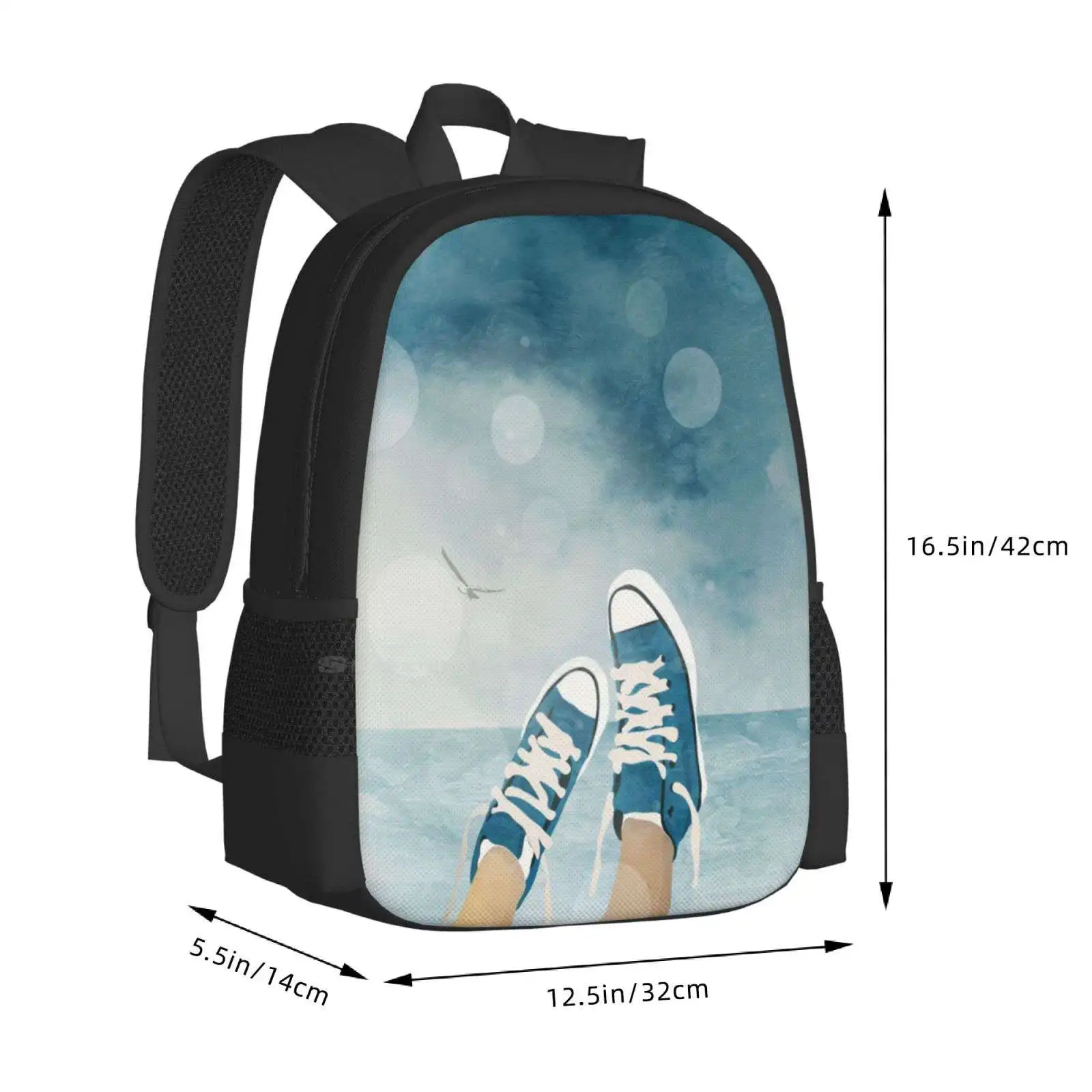 Blue Hot Sale Backpack Fashion - Interior Design Illustration avis et prix