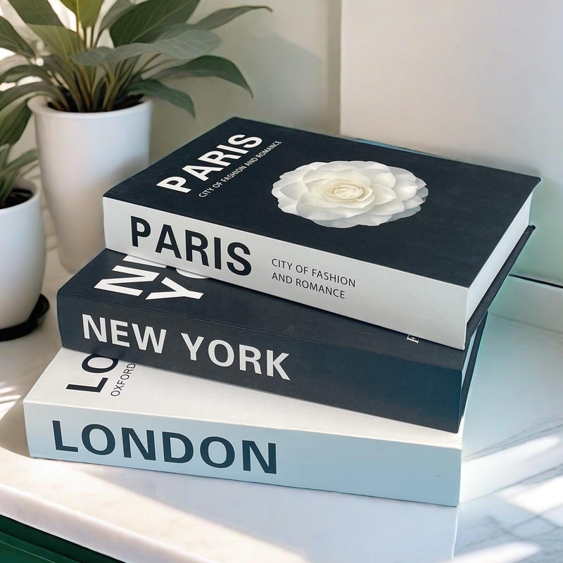 Luxury Fake Book Storage Box P - Interior Design York avis et prix